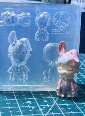 阿莹宠儿美甲模具 Haci聆听硅胶视频模具可反复使用