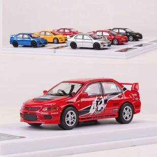 新款 LMLF 1:64蓝瑟Lancer EVO 9代仿真合金汽车模型收藏摆件
