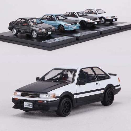 DCT 1:64丰田AE86 Corolla Levine三厢版仿真合金汽车模型收藏