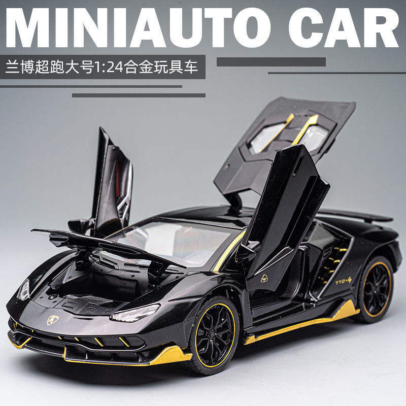 新款 车致直播仿真1:24合金汽车模型玩具车摆件赛车男孩礼物LP770