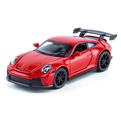 新款 众源兴21008仿真1/32合金911跑车儿童声光汽车模型玩具车