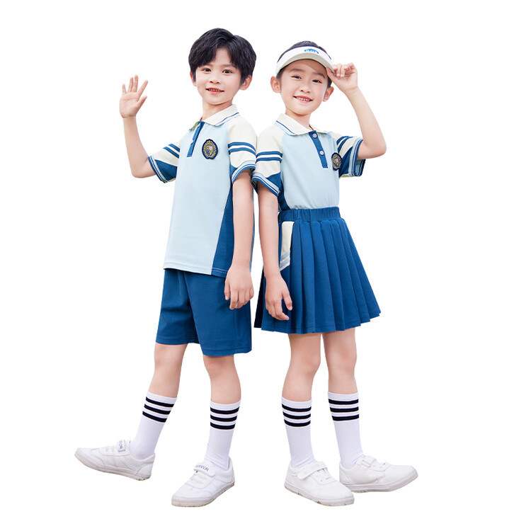 新款 服春夏季班服小学生校服棒球服短袖套装幼儿园园服毕业照