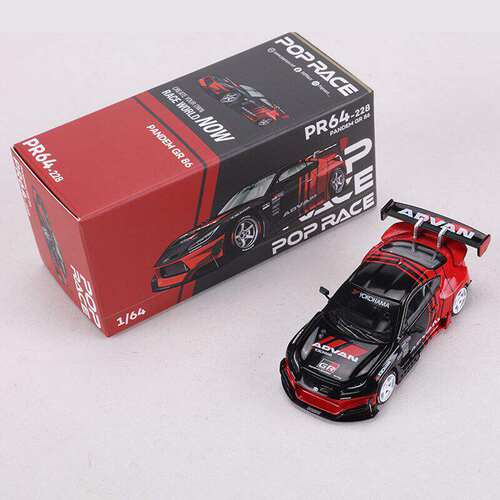 POPRACE 1:64丰田GR86火箭兔ZN8合金汽车模型火车/摩托/汽车模型
