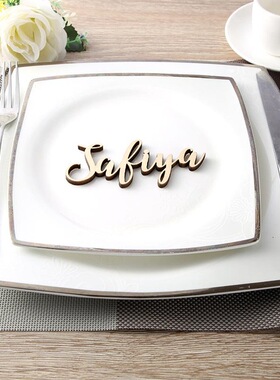 Custom Names Wedding table decoration 定制婚礼宴会桌姓名字牌