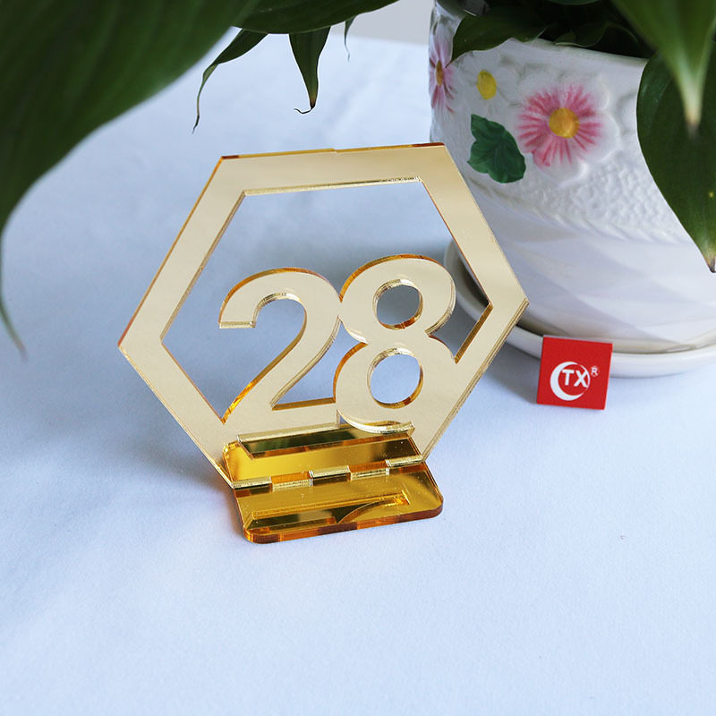 wedding table number wedding Mirror originality number Seat license Acrylic table Decorationin the Festive supplies/Gift , Seat card  category - from Buy2taobao.com to provide professional Taobao agent buy service