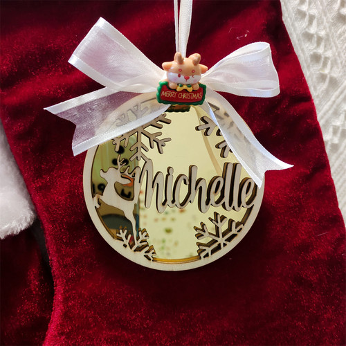 Christmas Ornament Ball 定制名字圣诞挂饰圣诞树装饰圣诞节礼物