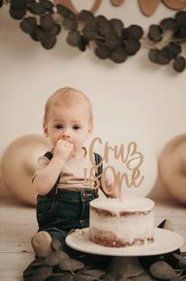 Baby's First Birthday Cake Topper 定制宝宝周岁生日蛋糕插牌