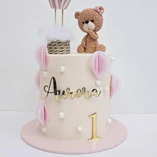 Personalised Name and Age acrylic cake charms定制蛋糕名字牌