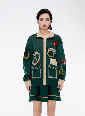 CHAU.RISING/洲升羊绒女衫外套