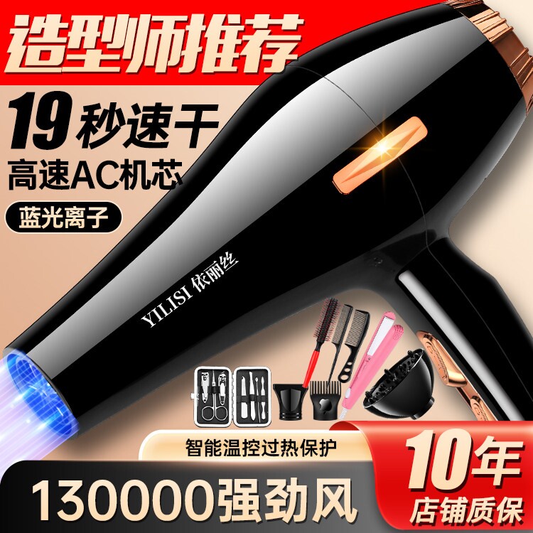 德系电吹风机家用大风力负离子发