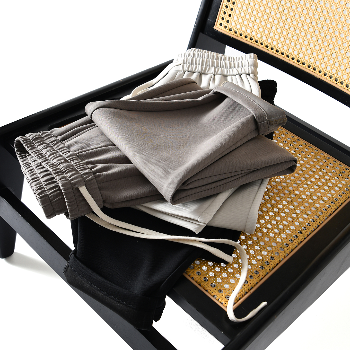 【设计师系~挺括有型+空气棉】秋季男士松紧腰宽松微阔休闲卫裤潮