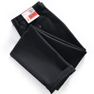 外贸尾货 色织微磨毛 秋冬季 男士 直筒西裤 商务休闲修身 柜299