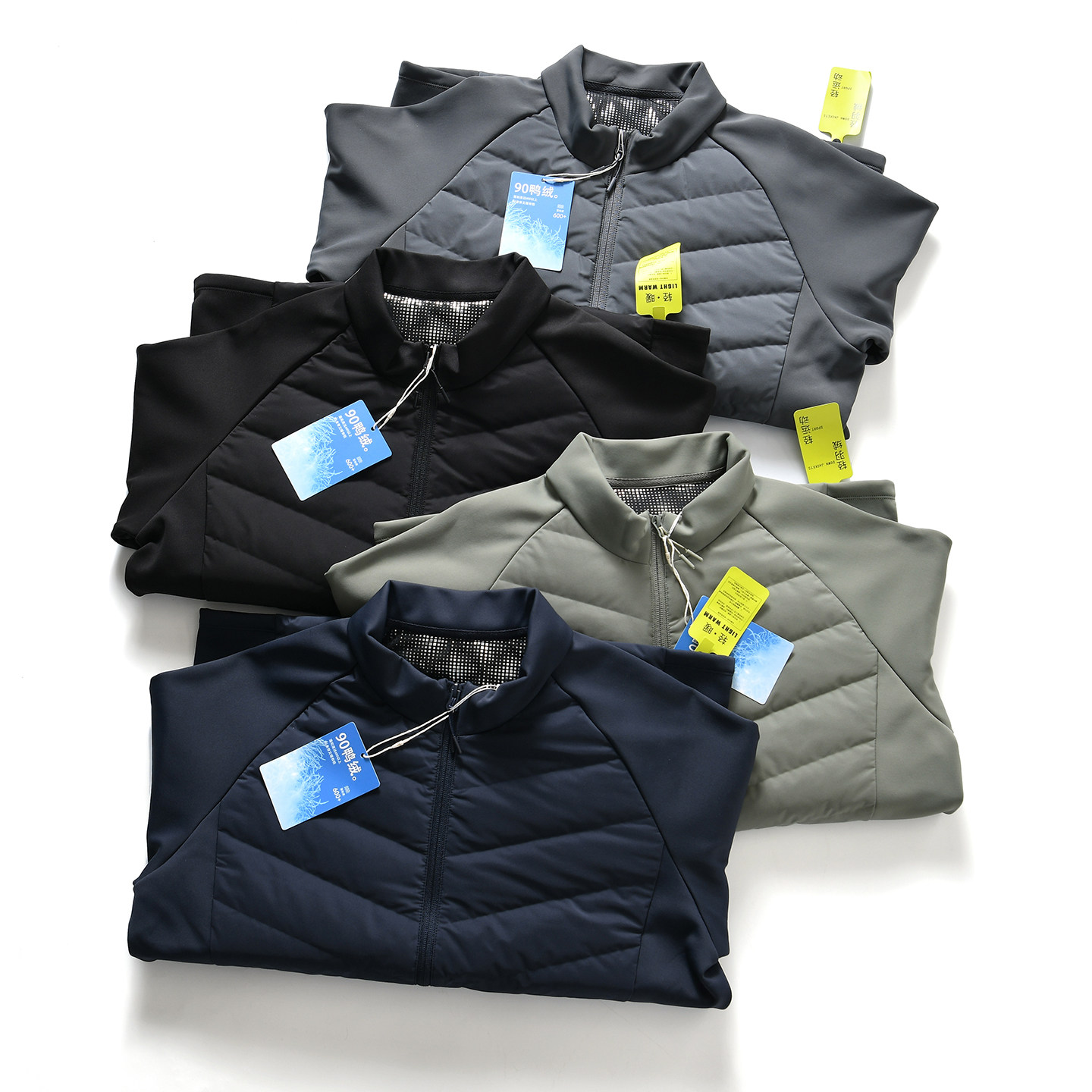 【90鸭绒+600蓬松~轻量保暖】秋冬男士户外运动立领羽绒服外套潮