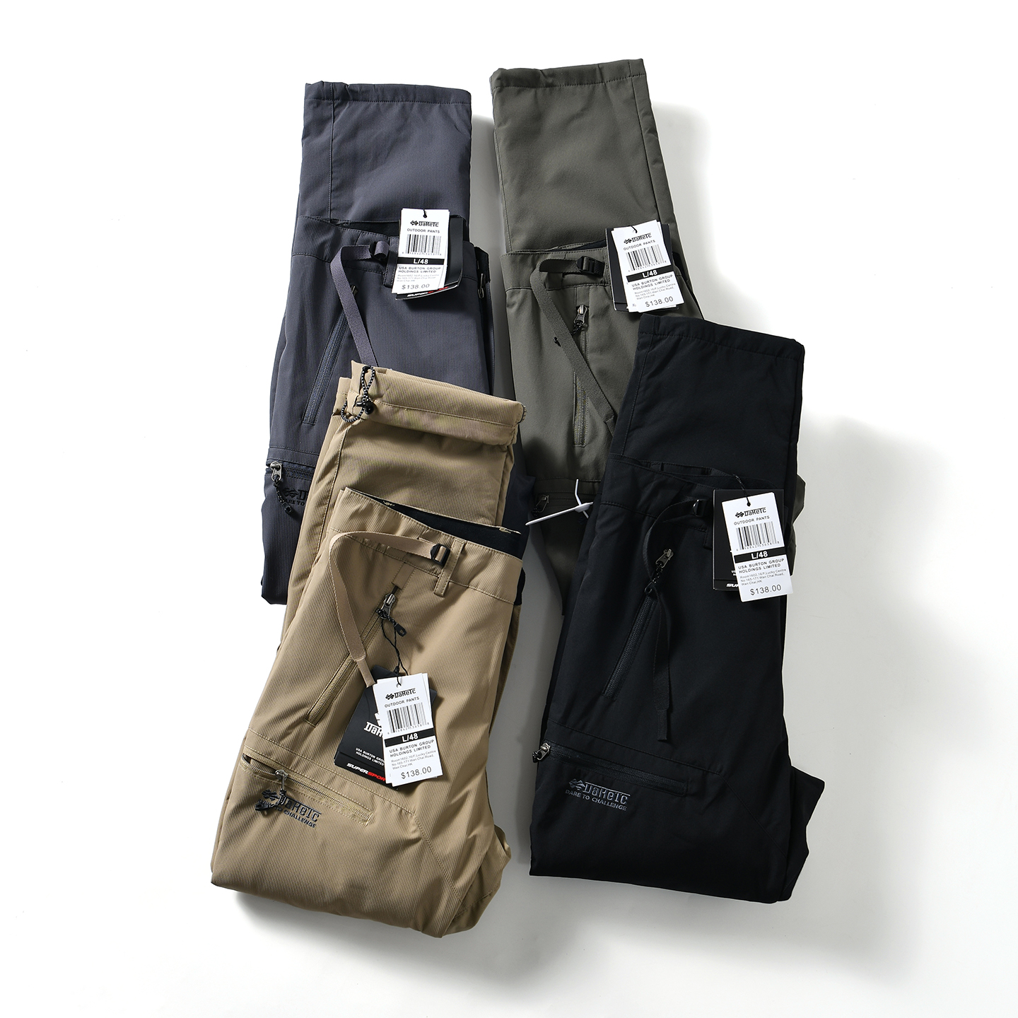 【北美牛货~3D立裁+防风防泼水】秋冬男户外加绒加厚冲锋裤休闲裤