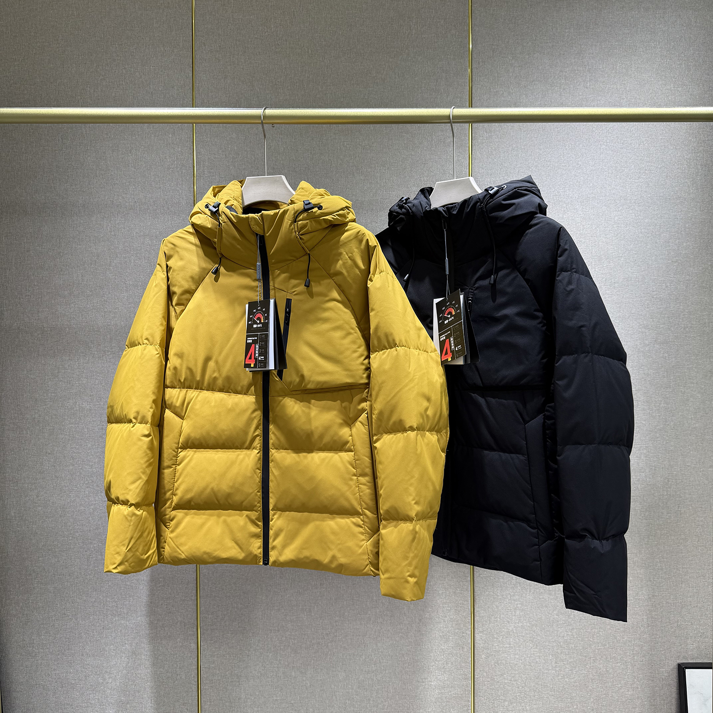 【王炸~石墨烯聚热+90鸭绒】冬季男户外运动防风防泼水加厚羽绒服