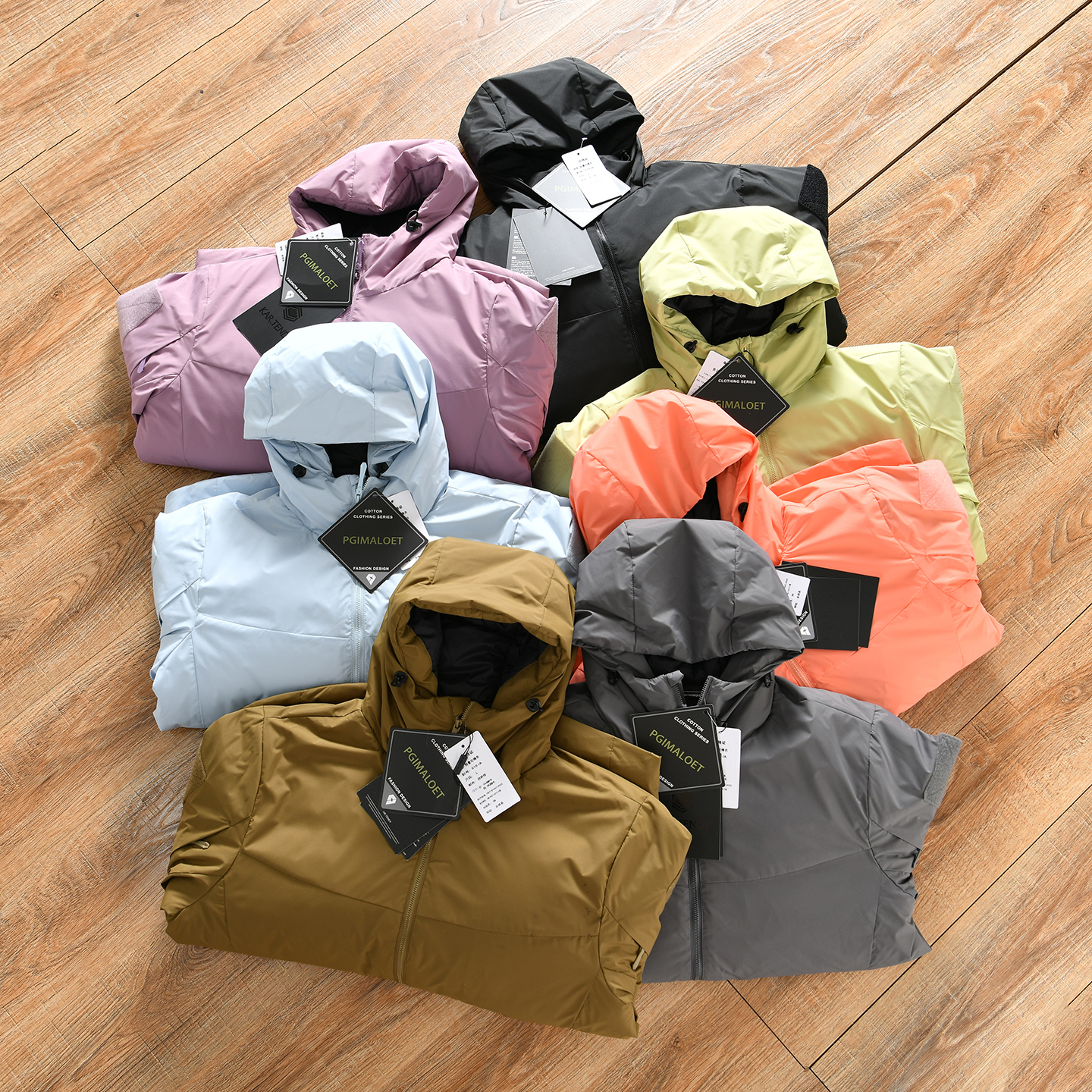 【科技P棉~3D立裁+防泼水】秋冬季男女户外运动加厚保暖连帽棉衣