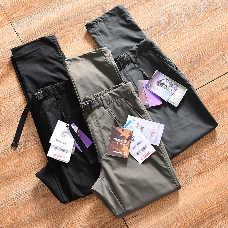 【日本单~户外机能/松紧腰+DWR防泼水】春季男士运动百搭休闲长裤