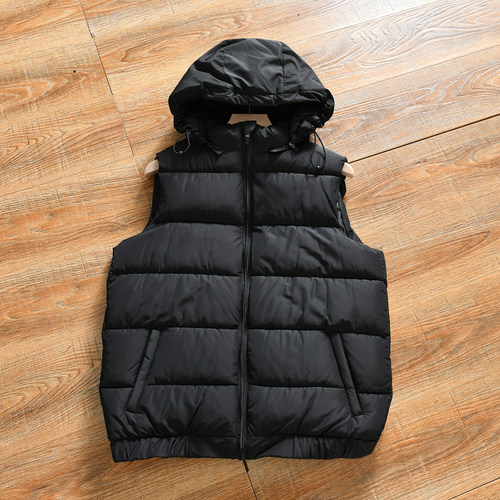 【韩国单~加厚保暖+外贸尾货】冬季男士连帽棉马甲无袖棉服背心潮