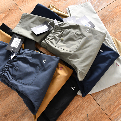 【清货~三角标-方格肌理+耐磨抗撕裂】夏季男士户外运动休闲长裤