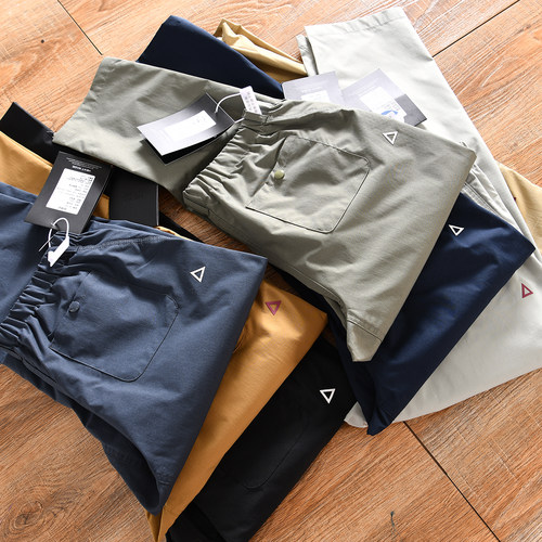 【清货~三角标-方格肌理+耐磨抗撕裂】夏季男士户外运动休闲长裤