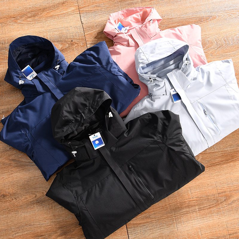【户外三合一！防风抗水+ODM订单】秋冬季男女登山徒步冲锋衣外套