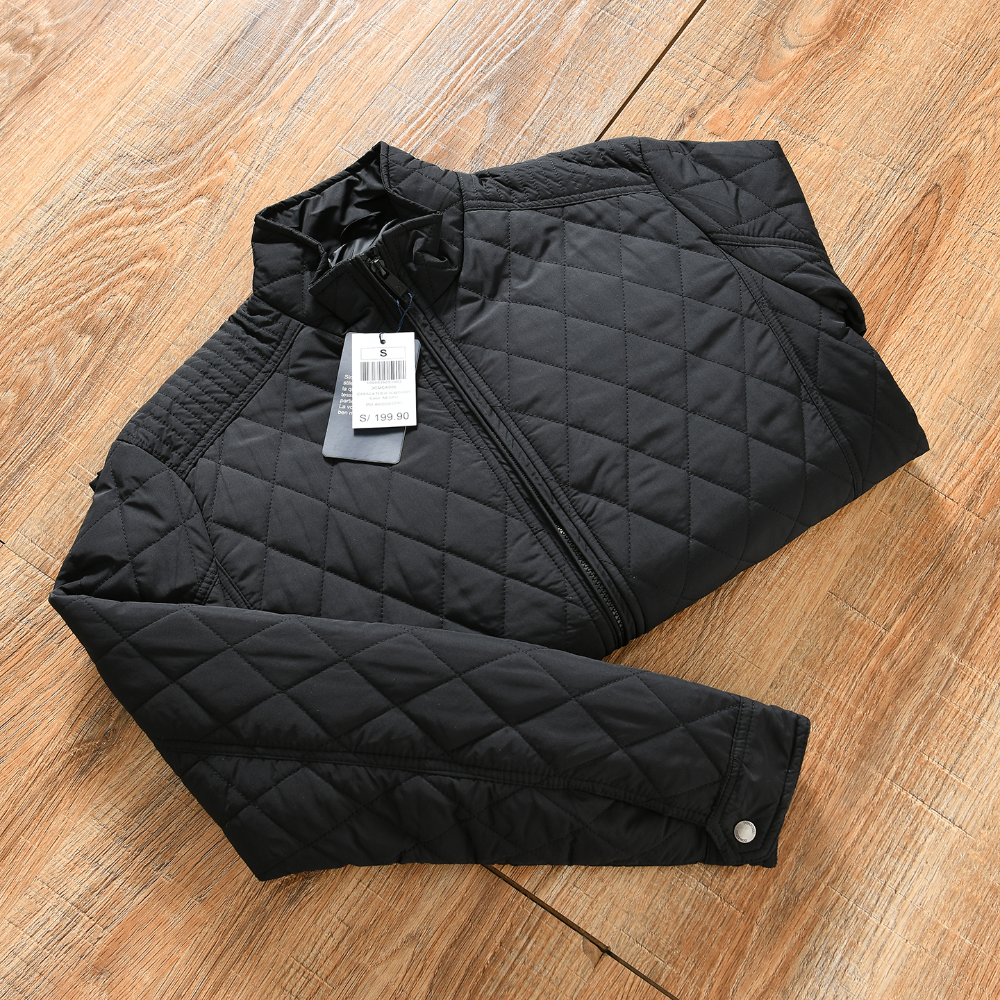 【出口单~菱形绗线+外贸尾货】秋冬男士休闲百搭薄款立领棉衣外套