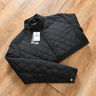 出口单 休闲百搭薄款 菱形绗线 秋冬男士 立领棉衣外套 外贸尾货