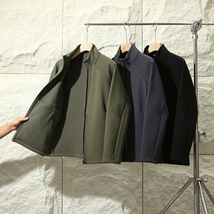 秋冬男士 3D立裁 城市运动软壳立领夹克 户外机能·内里方格绒