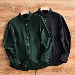 珠地网眼 外贸尾货 休闲长袖 巴西订单 衬衫 美式 罕见 男士 春季