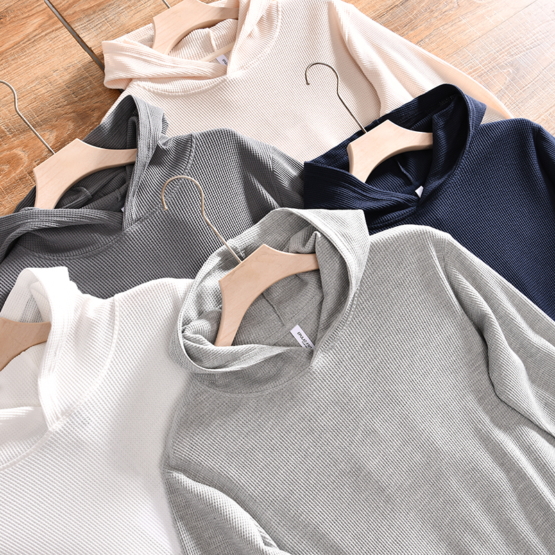 亲肤透气公司单套头连帽长袖