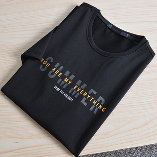 尾货 夏季 时尚 T恤半袖 外贸男装 印花休闲圆领短袖 潮 口碑系列