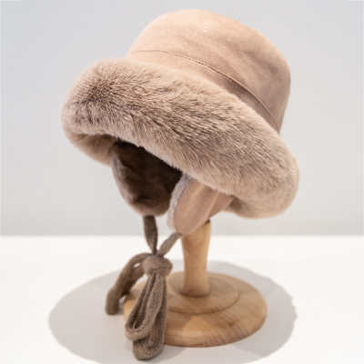 护耳盆帽骑车帽男女秋冬加绒加厚