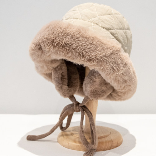 暖哭了渔夫帽骑车护耳女士冬季