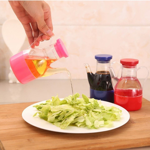 多功能轻奢油壶塑料厨房家用防漏油瓶调料瓶储油罐油壶便携酱油壶