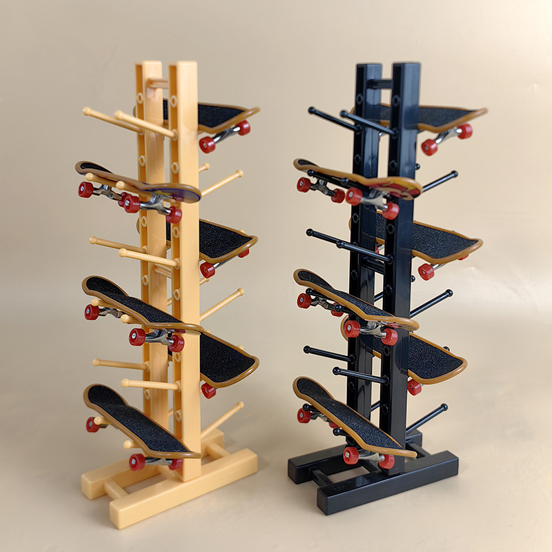 桌面摆件展示架迷你手指滑板玩具摆放架整理归纳桌面陈列架装饰品