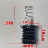 老款 双桶洗衣机放水弹簧脱水口水堵排水口弹簧拉杆排水阀皮塞配件