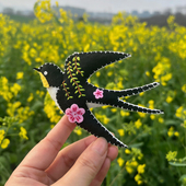 不织布燕子挂件手工diy材料包春日可爱包挂件送情侣闺蜜创意礼物