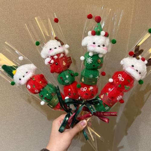 圣诞新款diy可爱小狗糖葫芦扭扭