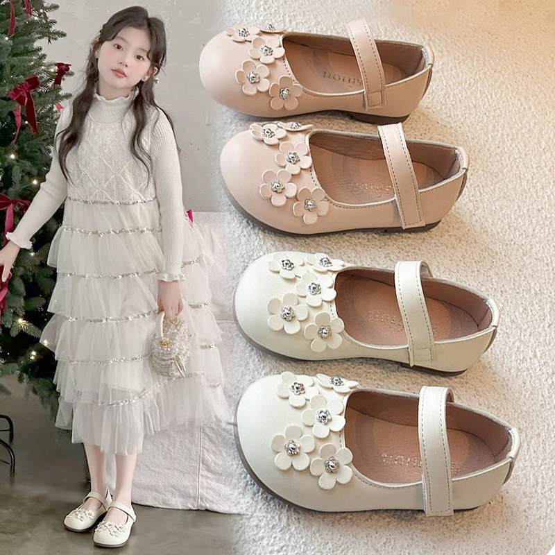 女童皮鞋2026春秋新款儿童鞋子小女孩公主鞋软底洋气豆豆鞋单鞋潮,童鞋/婴儿鞋/亲子鞋,皮鞋,淘宝优惠券,粉丝福利购,淘宝优惠卷