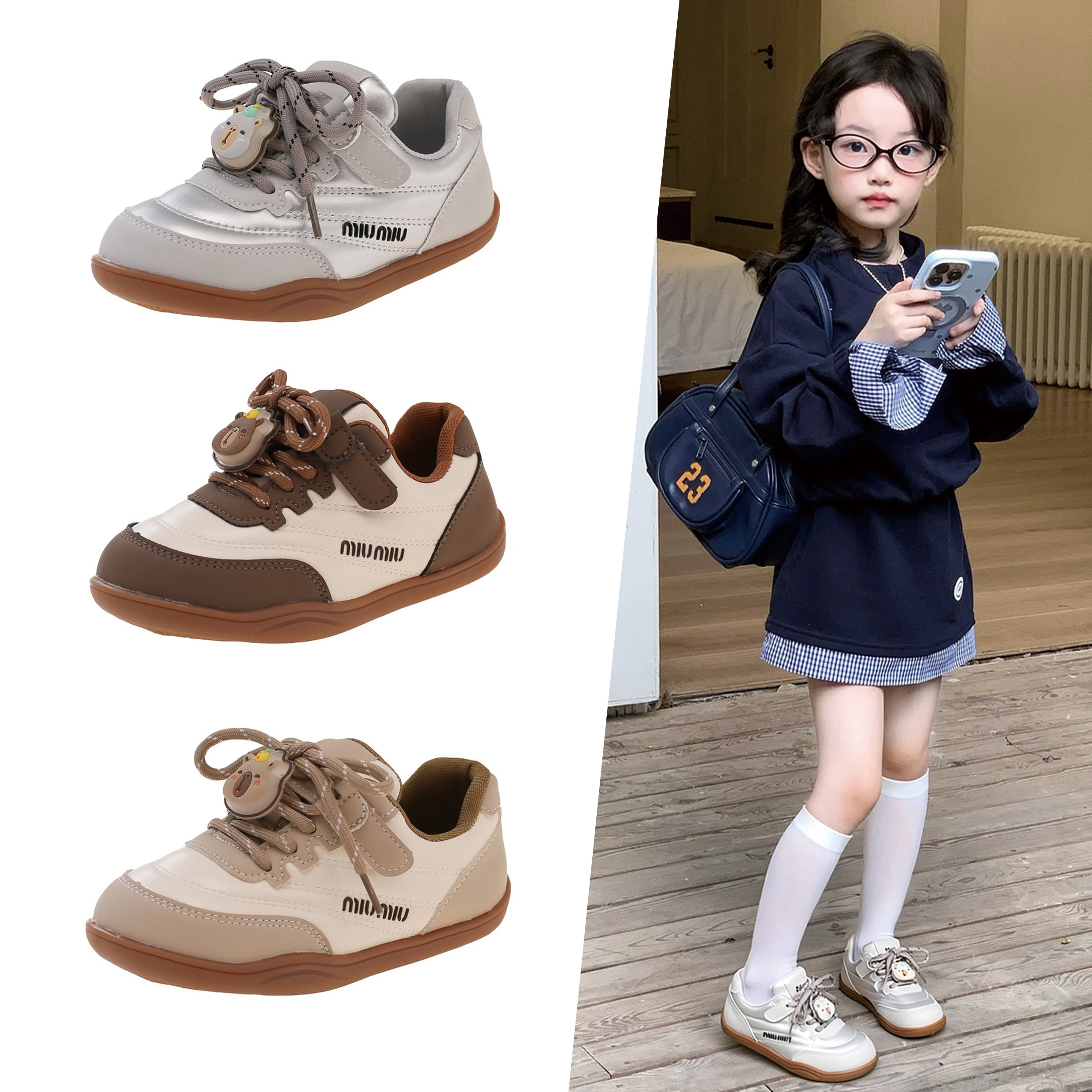 爆款女童运动鞋2025新款春秋儿童