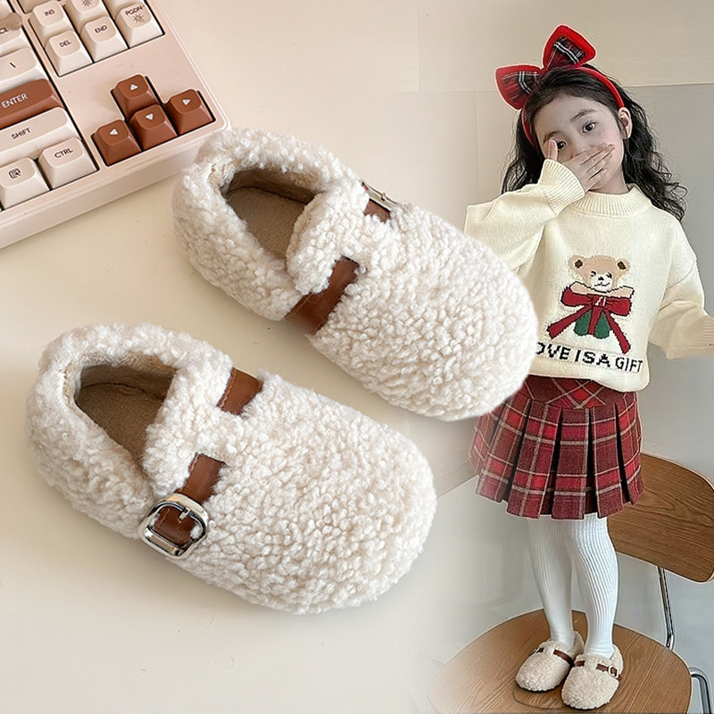 女童冬季加绒宝宝棉鞋2025新款儿童毛毛鞋小童豆豆鞋保暖外穿瓢鞋,童鞋/婴儿鞋/亲子鞋,棉鞋,淘宝优惠券,粉丝福利购,淘宝优惠卷