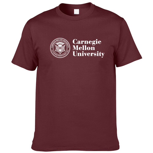 卡内基梅隆 美国大学短袖T恤CMU CARNEGIE MELLONON UNIVERSITY