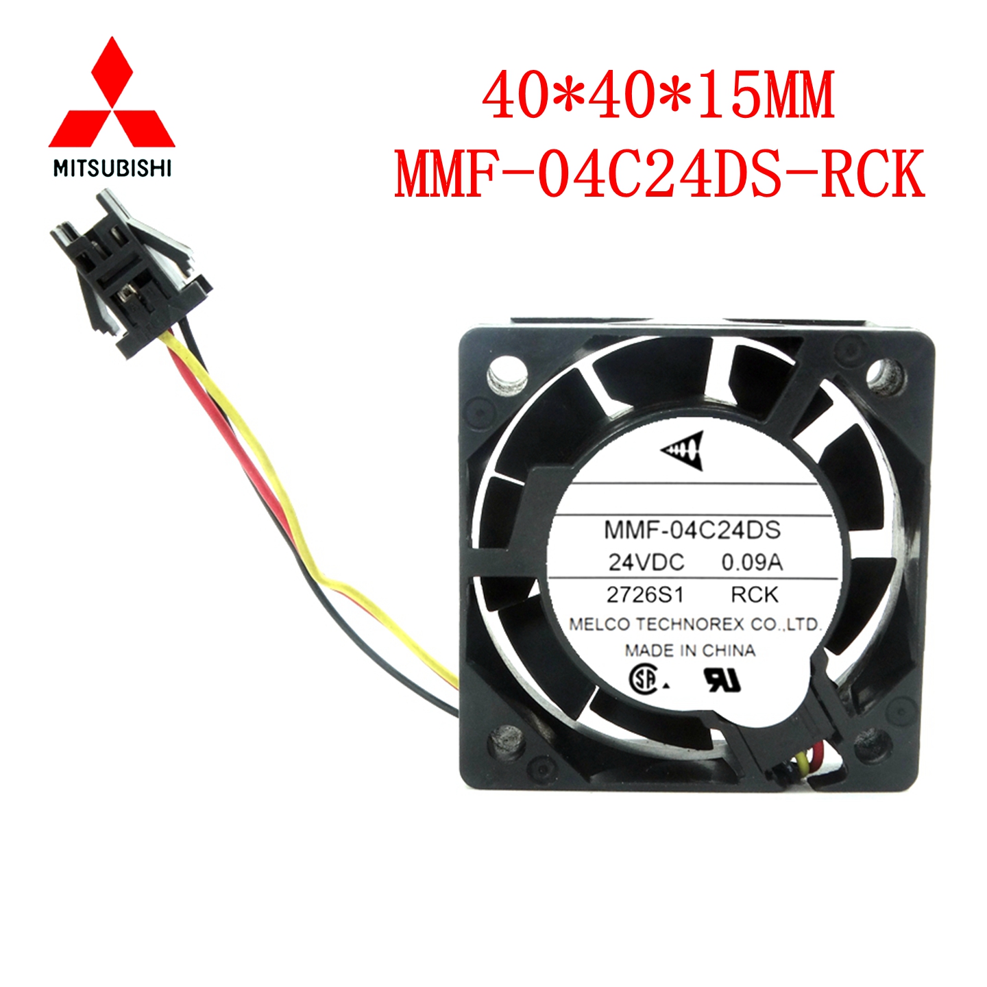 现货库存全新三菱驱动器散热风扇风扇 MMF-04C24DS-RCK，4015 24V