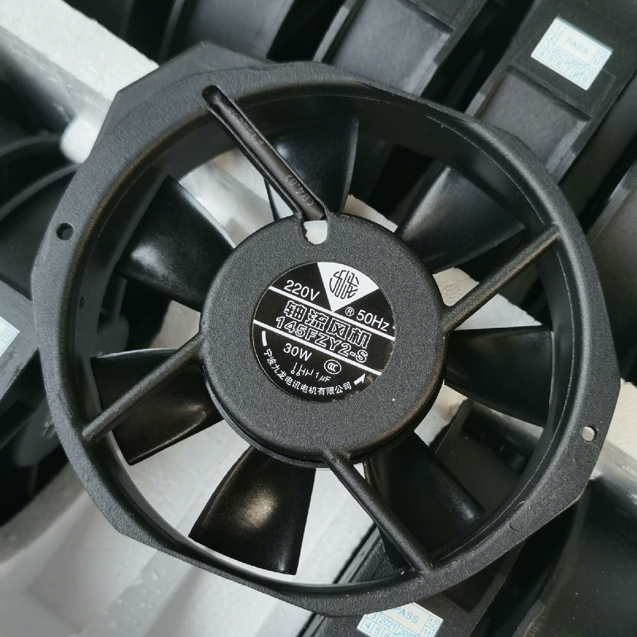 原装九龙145FZY2/6-S轴流风机G17040HA2变频器380V散热风扇AC220V