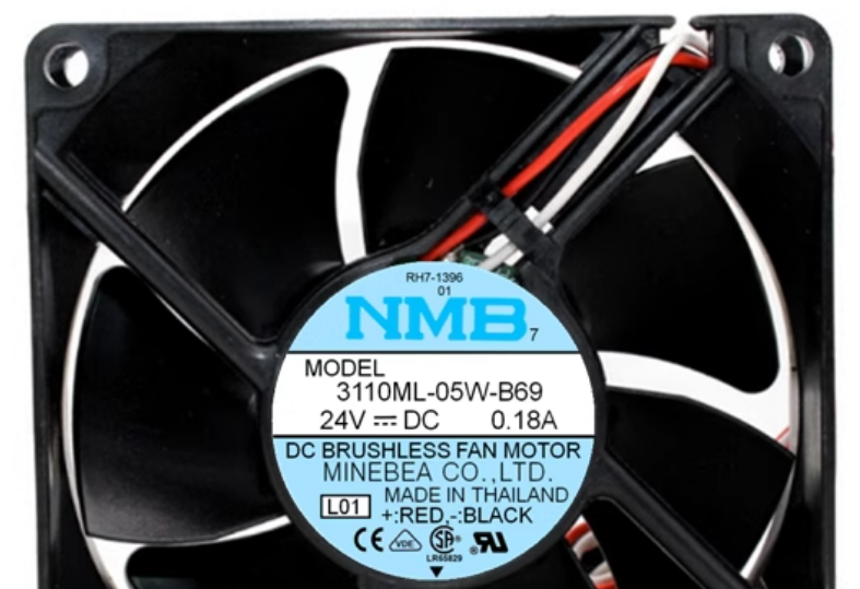 原装NMB 8025 24V0.18A 3110ML-05W-B69 8cm变频器工控机散热风扇