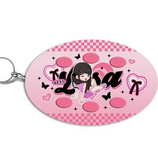 朴彩英语音钥匙扣 rose jisoo Jennie lisa 语音钥匙扣 挂件礼品