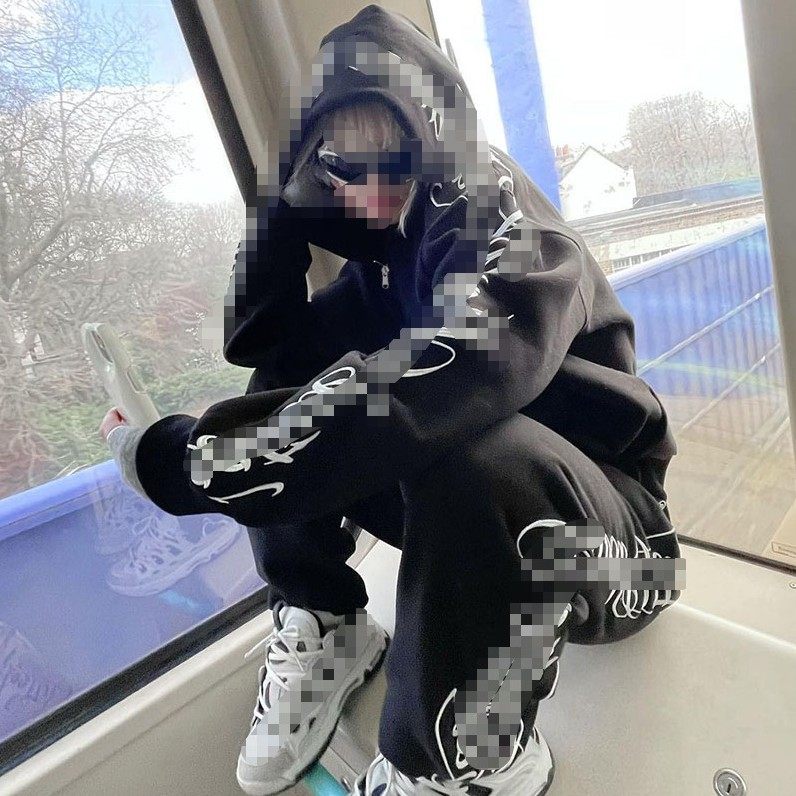 欧美时尚潮牌街头胶印印花卫衣开衫休闲嘻哈拉链外套男女上衣,个性定制/设计服务/DIY,连衣裙加工定制,淘宝优惠券,粉丝福利购,淘宝优惠卷