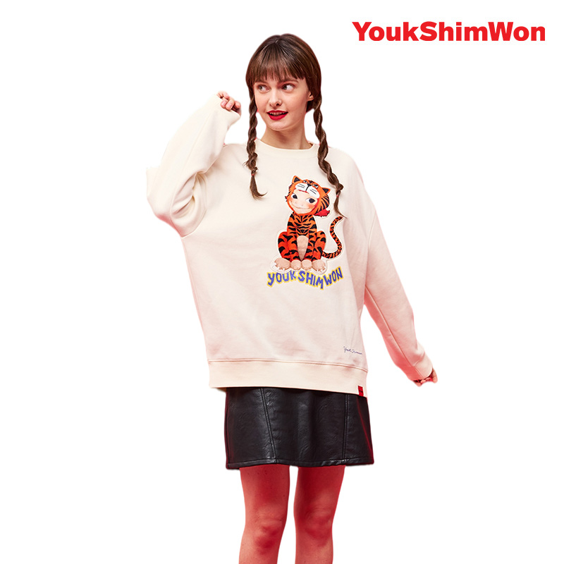 陆心媛卫衣女秋冬2021新款长袖设计节日卫衣上衣