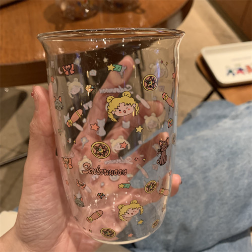 又又海高硼硅美少女玻璃杯