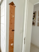 实木儿童量身高尺整根北美樱桃木白蜡木新款 上市可爱卡通平面贴墙